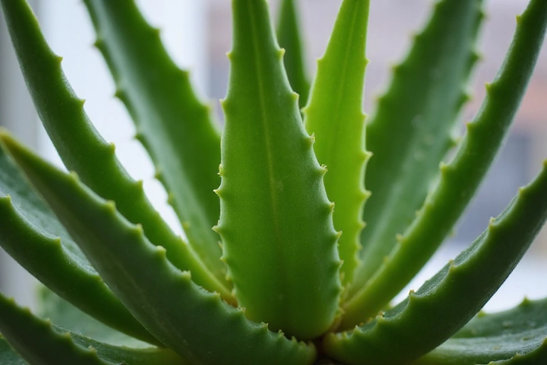 Close-up of aloe vera plant